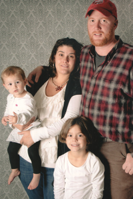 Dental patient with their family