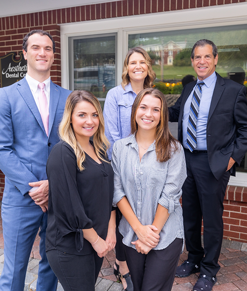 Concord dental team in front of practice