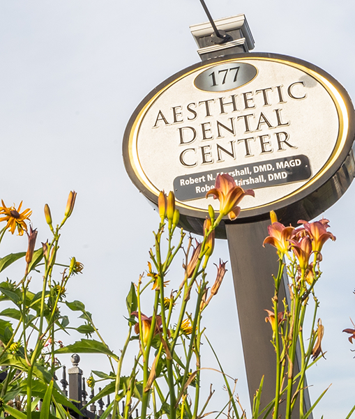 Sign for Aesthetic Dental Center in Concord